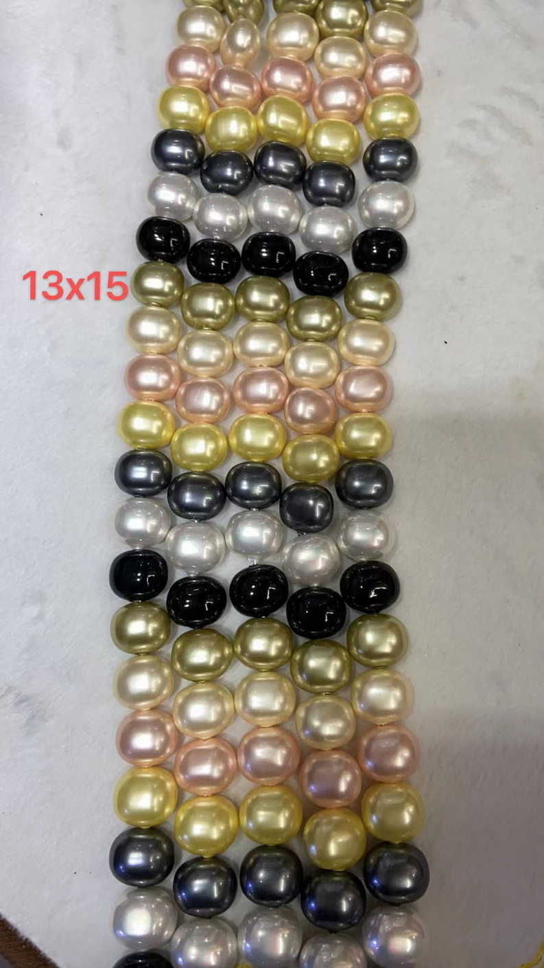 Mix color shell pearl beads 2022-9-19-004